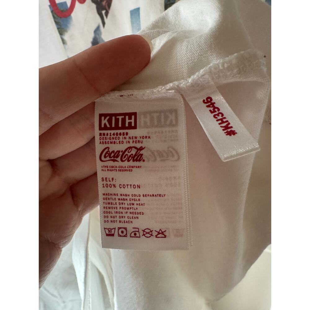 Kith x Coca Cola Aloha Long Sleeve Tee 100% Cotton - L Streetwear Casual - Picture 7 of 7